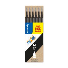 PILOT Recharge pour roller FRIXION BALL BLS-FR7, noir x6
