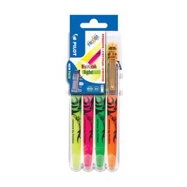 PILOT Surligneur FRIXION light Set2Go, étui de 4