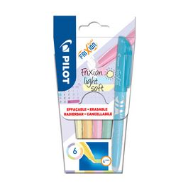 PILOT Surligneur FRIXION light soft, étui de 6
