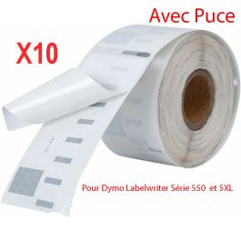 99012 / S0722400 - ruban cassette compatible Dymo x 10