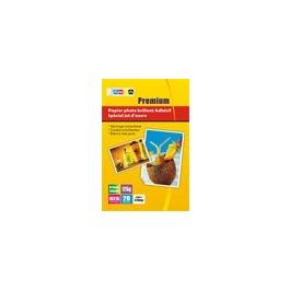 Papiers photo brillant ADHESIF - A4 - 20 feuilles - 125g