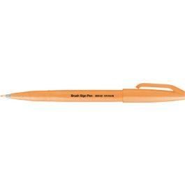 PentelArts Stylo feutre Brush Sign Pen SES15, orange fluo