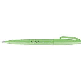 PentelArts Stylo feutre Brush Sign Pen SES15, vert fluo