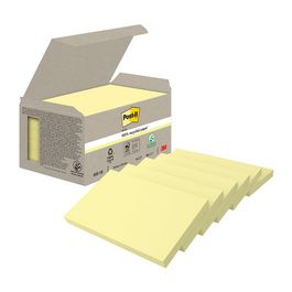 Post-it Bloc-note adhésif Recycling notes, 127x76 mm, jaune