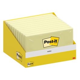 Post-it Bloc-note adhésif, 127 x 76 mm, jaune x10