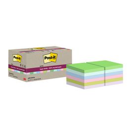 Post-it Bloc-note super sticky Recycling notes, assorti