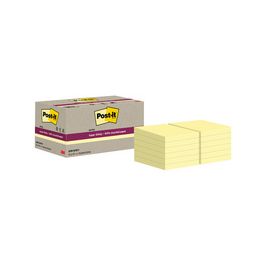 Post-it Bloc-note super sticky Recycling notes, jaune
