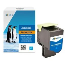 78C2XC0 - toner qualité premium compatible Lexmark - cyan