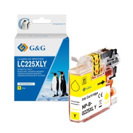 LC225XLY - cartouche qualité premium compatible Brother - jaune