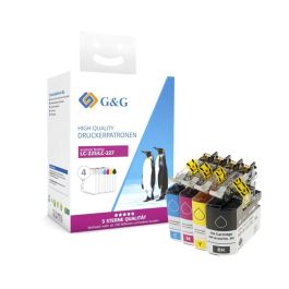 LC227XLVALBP - cartouches qualité premium compatible Brother - multipack 4 couleurs : noire, cyan, magenta, jaune