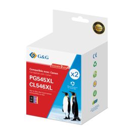8286B007 / PG-545XL+CL-546XL - cartouches qualité premium compatible Canon - multipack 2 couleurs : noire, multicouleur