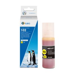 C13T03R440 / 102 - bouteille d'encre qualité premium compatible Epson - jaune