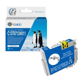 C13T07124011 / T0712 - cartouche qualité premium compatible Epson - cyan