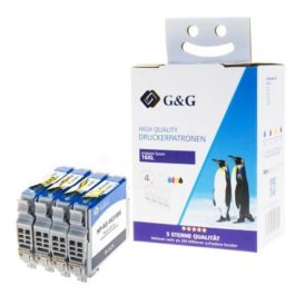 C13T16364012 / 16XL - cartouches qualité premium compatible Epson - multipack 4 couleurs : noire, cyan, magenta, jaune