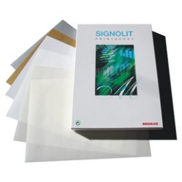 REGULUS Film autoadhésif SIGNOLIT-C, A4, brillant, blanc