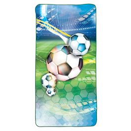 ROTH Serviette de bain pour enfants "Football"