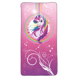 ROTH Serviette de bain pour enfants "Licorne", 600 x 1.200mm