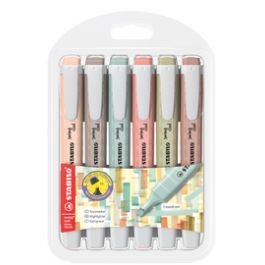 STABILO Surligneur swing cool NatureCOLORS, étui de 6