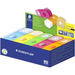 STAEDTLER Combi gomme - taille-crayon 511 SE, présentoir x10
