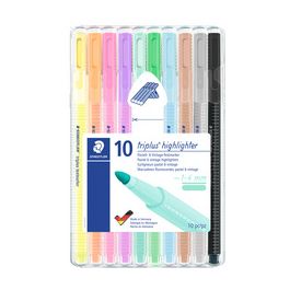 STAEDTLER Surligneur "triplus highlighter", étui de 10