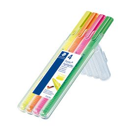 STAEDTLER Surligneur "triplus textsurfer", étui de 4