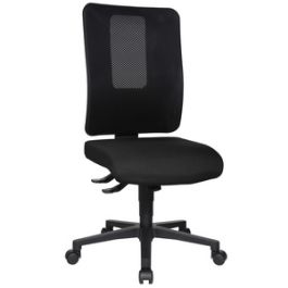 Topstar Chaise de bureau pivotante "Open X (N)", noir / noir