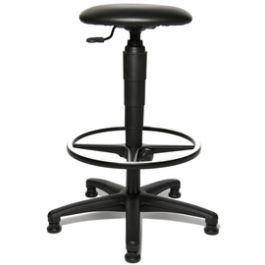 Topstar Tabouret pivotant "TEC 60 Skai Counter", noir