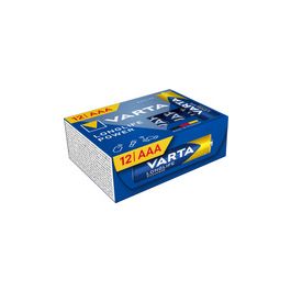 VARTA Pile alcaline Longlife Power, Micro (AAA), 12 pièces
