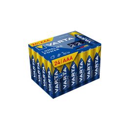 VARTA Pile alcaline Longlife Power, Micro (AAA), 24 pièces