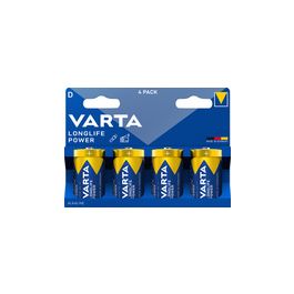 VARTA Pile alcaline Longlife Power, Mono (D/LR20), par 4