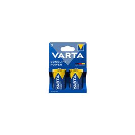 VARTA Pile alcaline Longlife Power, Mono (D), par 2