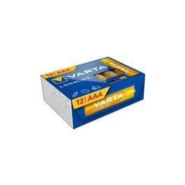 VARTA Pile alcaline Longlife, Micro (AAA), 12 pièces