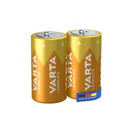 VARTA Pile alcaline Longlife, Mono (D), blister de 4