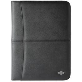 WEDO Chemise de conférence Accento, A4, similicuir, noir