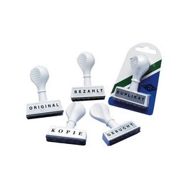 WEDO Textstempel "BEZAHLT", Abdruckbreite: 45 mm