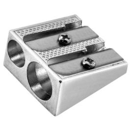 Wonday Taille-crayons double en métal "TAILL'DUO", biseauté