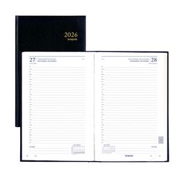 brepols Agenda Carré 1 jour "Saturnus Basic", 2026, noir