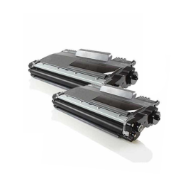 TN2220 - Toner compatible Brother - noir - pack de 2