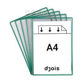 djois by tarifold Poche à anse, format A4, vertical, assorti x5