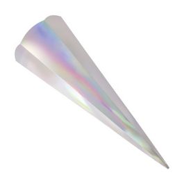 folia Metallic-Schultüten-Zuschnitt, 6-eckig, irisierend