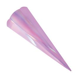 folia Metallic-Schultüten-Zuschnitt, 6-eckig, pink