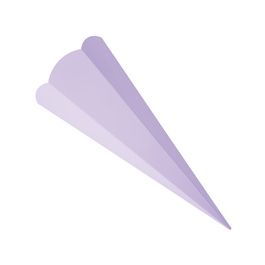 folia Schultüten-Zuschnitt, 6-eckig, 680 mm, flieder