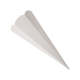 folia Schultüten-Zuschnitt, 6-eckig, 680 mm, grau