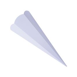 folia Schultüten-Zuschnitt, 6-eckig, 680 mm, hellblau