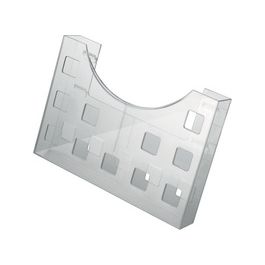 helit Porte-brochures "the grid", A5 /2x A6, transparent x2