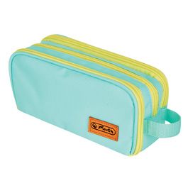 herlitz Trousse à deux compartiments université, menthe/
