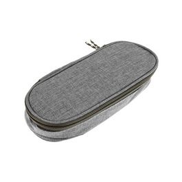 kangaro Trousse, ovale, en polyester, gris clair