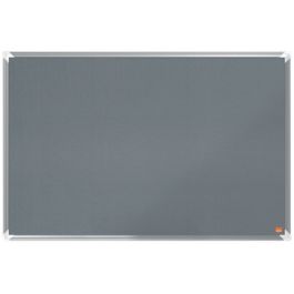 nobo Tableau d'affichage en feutre Premium Plus, gris