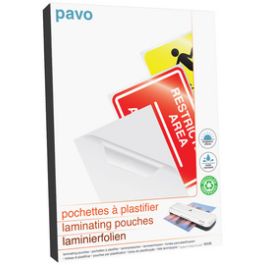 pavo Pochette de plastification, 67 x 99 mm, brillant