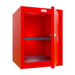 phoenix Casier cubique CL0544, serrure à clé, rouge